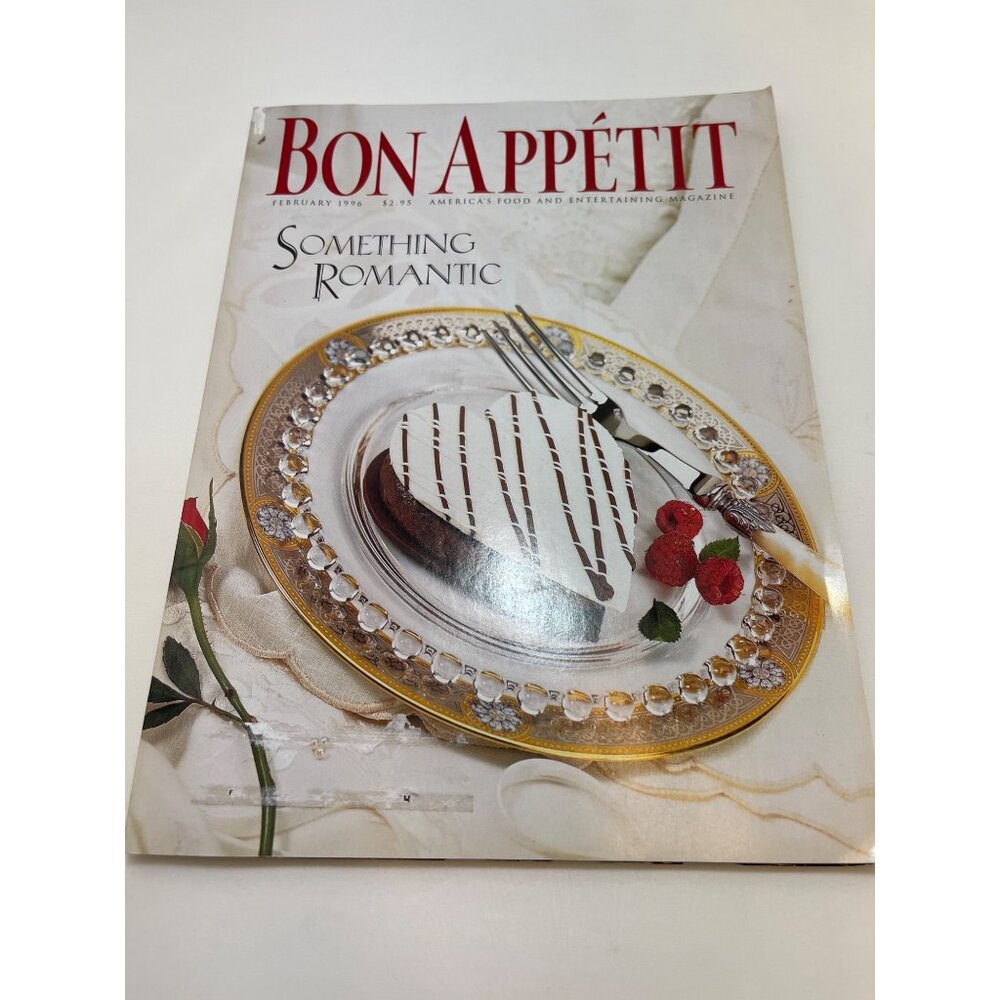 Bon Appétit Magazine February 1996 Something Romantic Valentine's Day Recipes